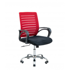 Кресло офисное Richman Flash Armchair спинка-сетка красная