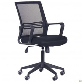 Офисное кресло AMF Джун сетка черная для операторов персонала