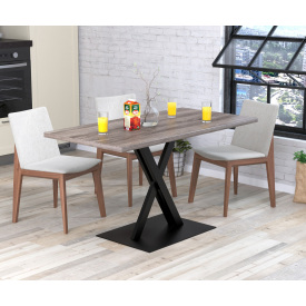 Обеденный стол Экспозишин Loft-Design 120х65 см столешница лдсп дуб-палена