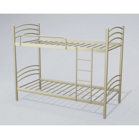 Двухъярусная кровать Маранта Tenero 800х2000 мм металлическая бежевая