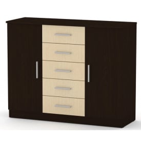 Комод Компанит 5+2 1110x891x390 дсп Венге