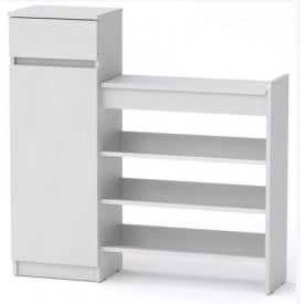 Тумба-шафка Компаніт ТО-16 дсп альба білого вета для взуття в передпокої