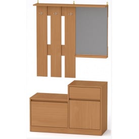 Міні прихожі Компаніт Влада дсп бук вішалка з дзеркалом