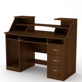 Комп'ютерний стіл Компаніт Комфорт-5 з надбудовою дсп