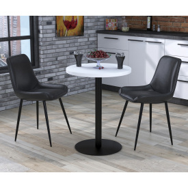 Стол обеденный BS-450 Loft-Design круглый D-60 см с одной ножкой