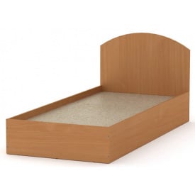 Односпальне ліжко-90 Компаніт з овальним наголов'ям дсп бук