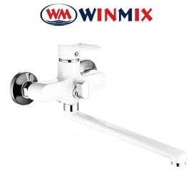 Змішувач для ванни Winmix Elba Euro WHITE (Chr-006), Польща
