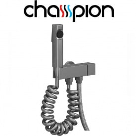 Змішувач для гігієнічного душу Champion PHL-333 GRAPHITE та для бачка унітазу, Графіт