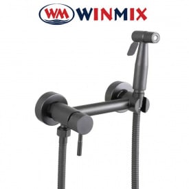 Змішувач для гігієнічного душу Winmix SUS GRAPHITE (Chr-222) SUS304 із нержавіючої сталі, Польща