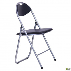 Стул AMF Джокер алюм сидение пвх-черное складной для балкона кафе сада
