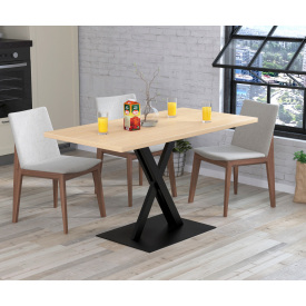 Обеденный стол Экспозишин Loft-Design 120х65 см дуб-борас