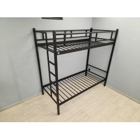 Ліжко двоярусне Фулхем Tenero 80х200 см металеве чорне