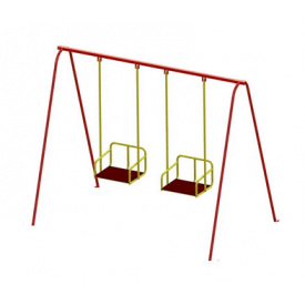 Дитячі гойдалки подвійні Dali №708 для вулиці металеві