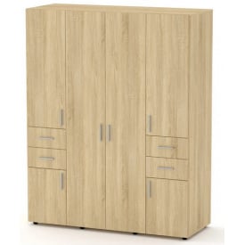 Шкаф-20 Компанит для вещей распашной в цвете дуб-сонома