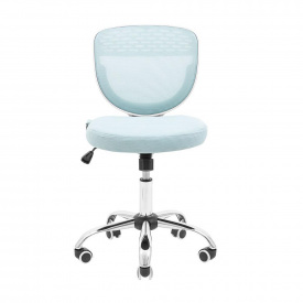 Кресло детское Лео Richman бело-голубое компьютерное