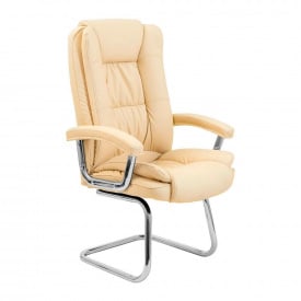 Офисное конференц-кресло Richman Калифорния-CF хром бежевое