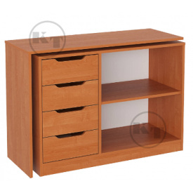 Комод-стол Компанит трансформер дсп ольха