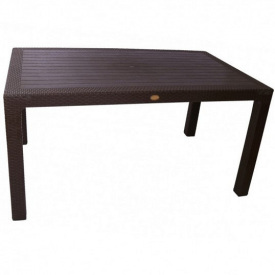 Вуличний пластиковий стіл Лорі GSDM прямокутний 100х70 міцний із поліпропілену для зон швидкого живлення