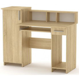 Компьютерный стол Компанит Пи-Пи-2 1175х600х736 мм в цвете дуб-сонома