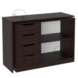 Комод-стол Компанит трансформер дсп венге