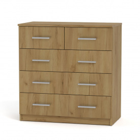 Комод для речей 2+3 Компаніт дсп дуб-крафт-золотий