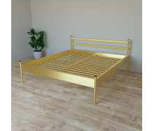 Кровать Tobi Sho COMFORT-1 двуспальная металлическая 200X180 Золотой