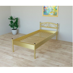 Кровать Tobi Sho VERONA-1 односпальная металлическая 200X90 Золотой Покровськ