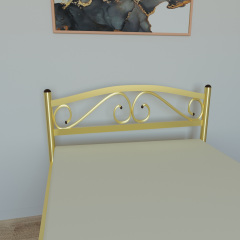 Кровать Tobi Sho VERONA-1 односпальная металлическая 200X90 Золотой Покровськ