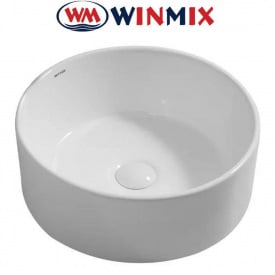 Раковина (умивальник) накладна Winmix Premium TOPPER -0103 400*400*150mm (біла)