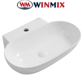 Раковина (умивальник) накладна Winmix Premium DIVERSE-0201 560*390*125mm (білий)