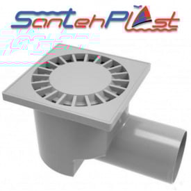 Душовий трап із пластиковими ґратами TH-150-50.02 DN50, Santehplast