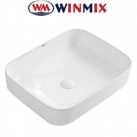Раковина (умивальник) накладна Winmix Premium DIVERSE-0110 500*390*130mm (біла)