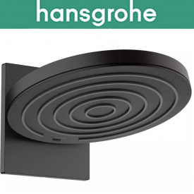 Душова стельова лійка Hansgrohe (art 24150670) Pulsify 260 2jet, Чорний мат (діаметр 26см)