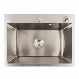 Кухонна мийка Platinex Handmade 58*43 PVD (с диспенсором), Нержавейка