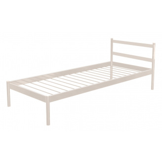 Кровать односпальная металлическая Метакам COMFORT-1 200x90 Бежевый