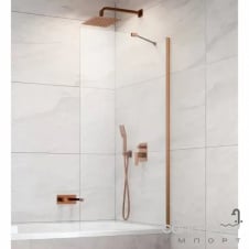 Шторка на ванну Radaway Idea PNJ II 700x1500 10001070-99-01 золото браш/прозрачное стекло