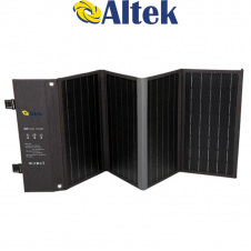 Портативна розкладна сонячна панель ALTEK ALT-36, чорна