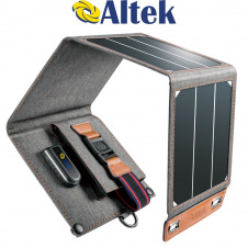 Портативна розкладна сонячна панель ALTEK ALT-14, чорна