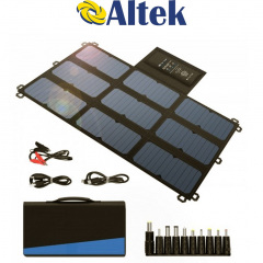 Портативна розкладна сонячна панель ALTEK ALT-63, чорна Ровно