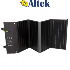 Портативна розкладна сонячна панель ALTEK ALT-36, чорна Золотоноша