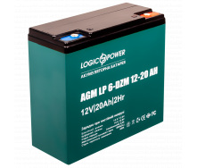 Тяговая аккумуляторная батарея AGM LogicPower LP 6-DZM-20 12V 20Ah