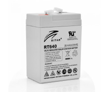 Аккумуляторная батарея AGM Ritar RT640 6V 4Ah
