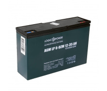 Тяговая аккумуляторная батарея AGM LogicPower LP 6-DZM-35 12V 35Ah