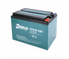 Тяговая аккумуляторная батарея ORBUS 6-DZM-100 12V 100 Ah