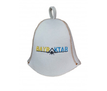 Банная шапка Luxyart One Size Bayraktar искусственный фетр Белый (LA-881)