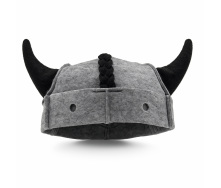 Банная шапка Luxyart Викинг XL Серый (XL-783)