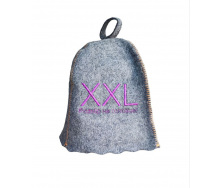 Банная шапка Luxyart XXL розмір не головне One size серый (LA-894)