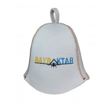 Банная шапка Luxyart One Size Bayraktar искусственный фетр Белый (LA-881)