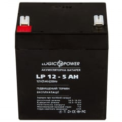 Аккумулятор свинцово-кислотный LogicPower AGM LPM 12 - 5.0 AH Фастів