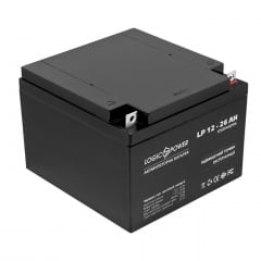 Аккумулятор свинцово-кислотный LogicPower AGM LPM 12 - 26 AH Полтава